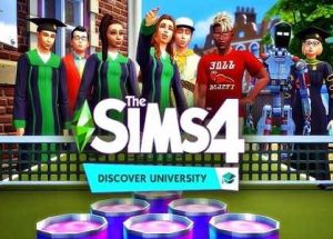 The Sims 4 Discover University Game Free Download (ALL DLC)